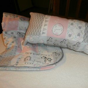 Baby blanket and pillow